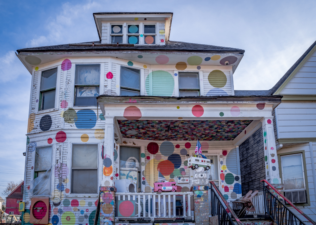The Dotty Wotty house, part of the Heidelberg Project.