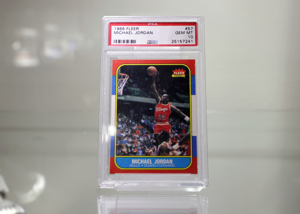 Fleer #57 Michael Jordan Rookie Card | PSA/DNA GEM MT 10