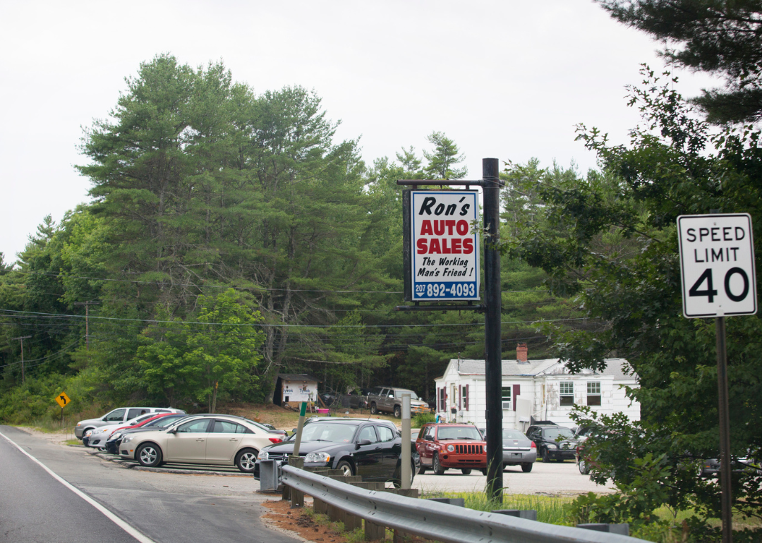 Ron's Auto Sales, a used car dealership in Windham.