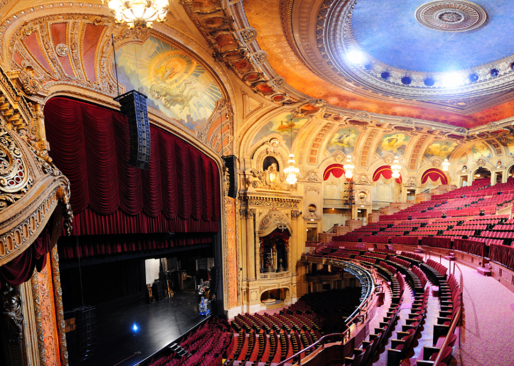 The interior of Chicago theater