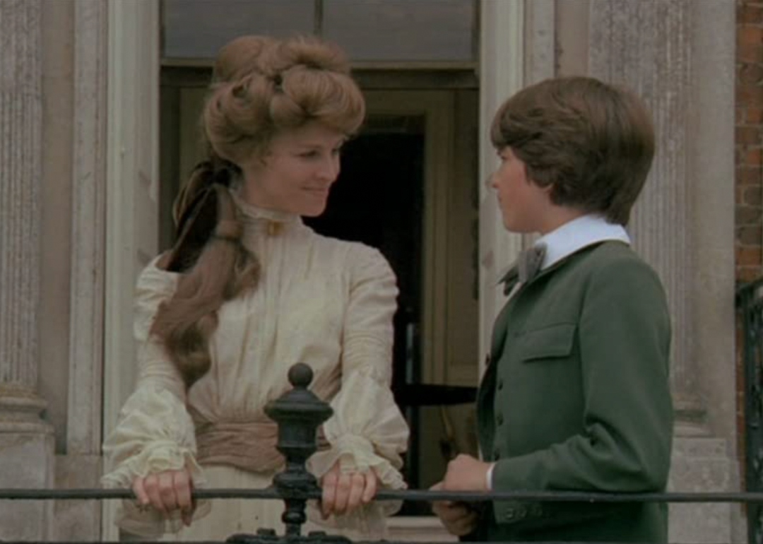 Julie Christie and Dominic Guard in 'The Go-Between'.