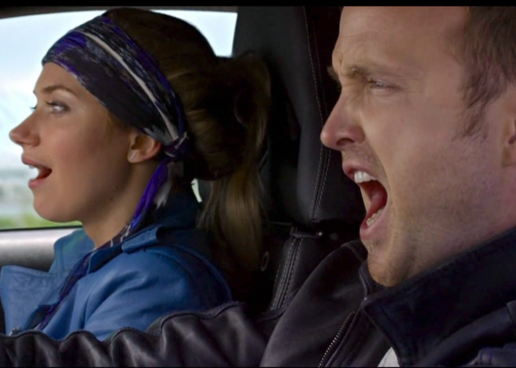 Aaron Paul and Imogen Poots in Need for Speed
