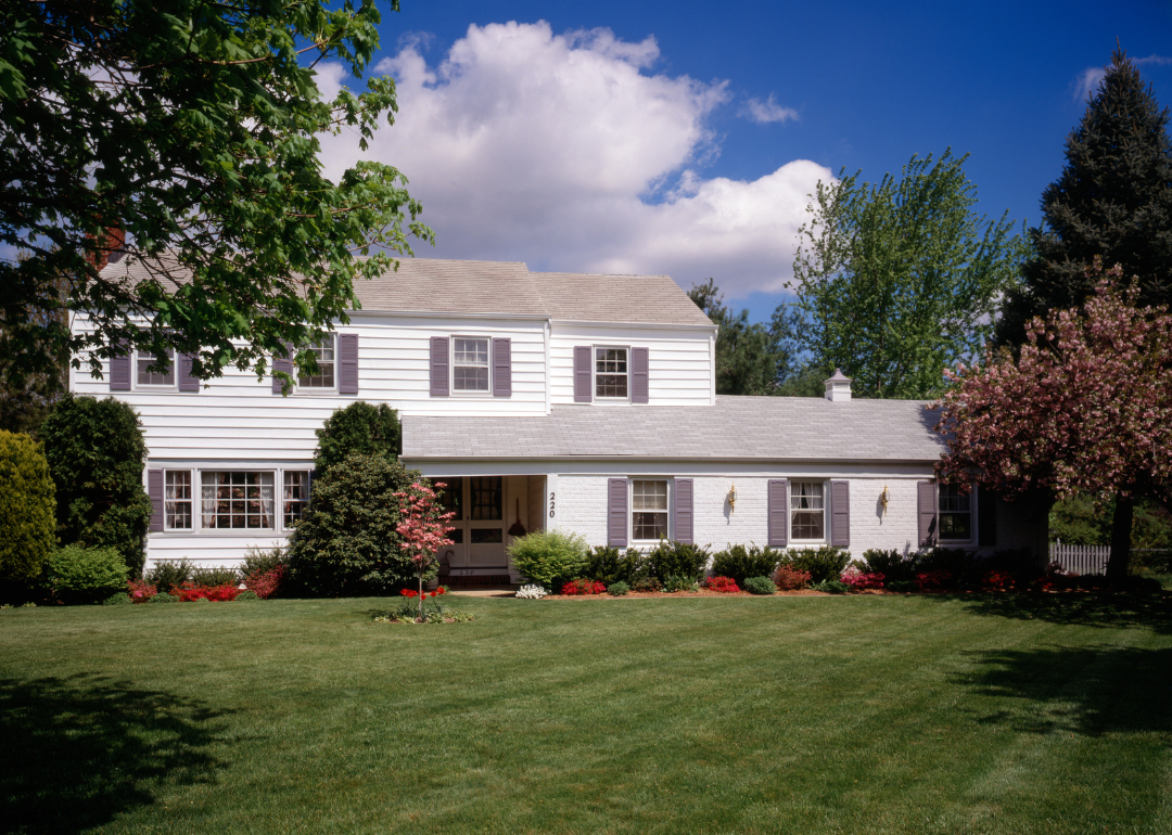 A two-story New Jersey home in 1989.