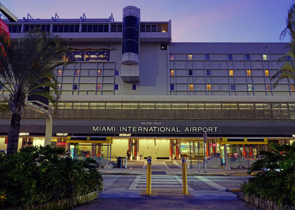 A view of the Miami International Airport