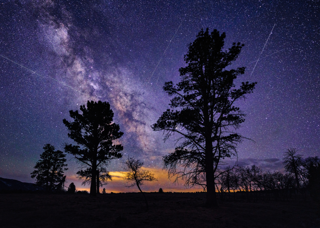 The Lyrids meteor shower.