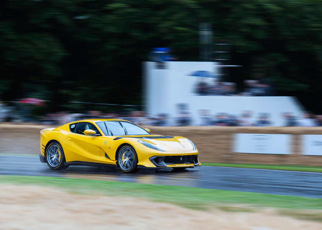 The Ferrari 812 Compitizione seen at Goodwood Festival of Speed 2022 on June 23, 2022, in Chichester, England.