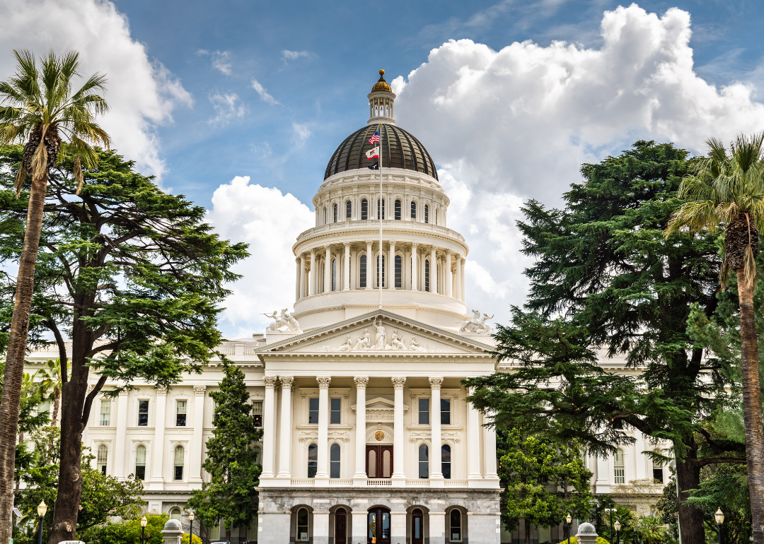 The California State Capitol in Sacramento.