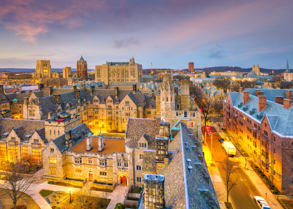 The Yale University campus