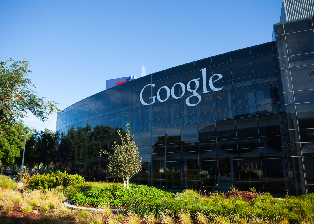 The facade of Google Headquarters.