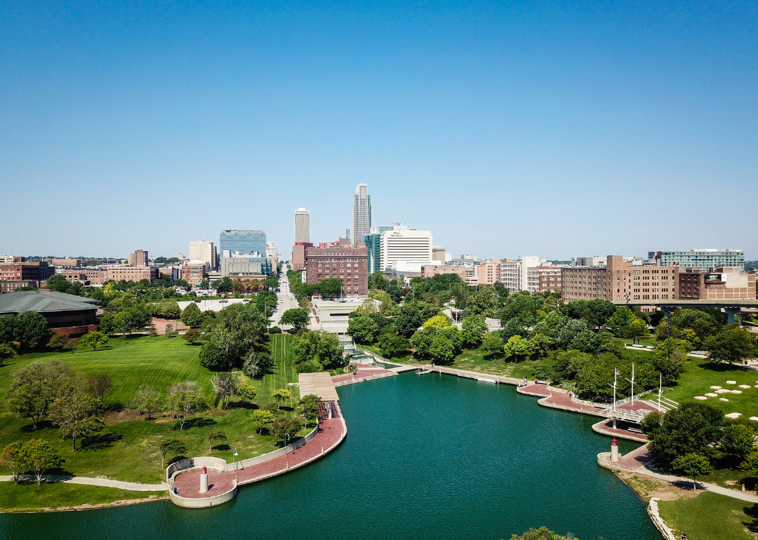 Downtown Omaha, Nebraska.