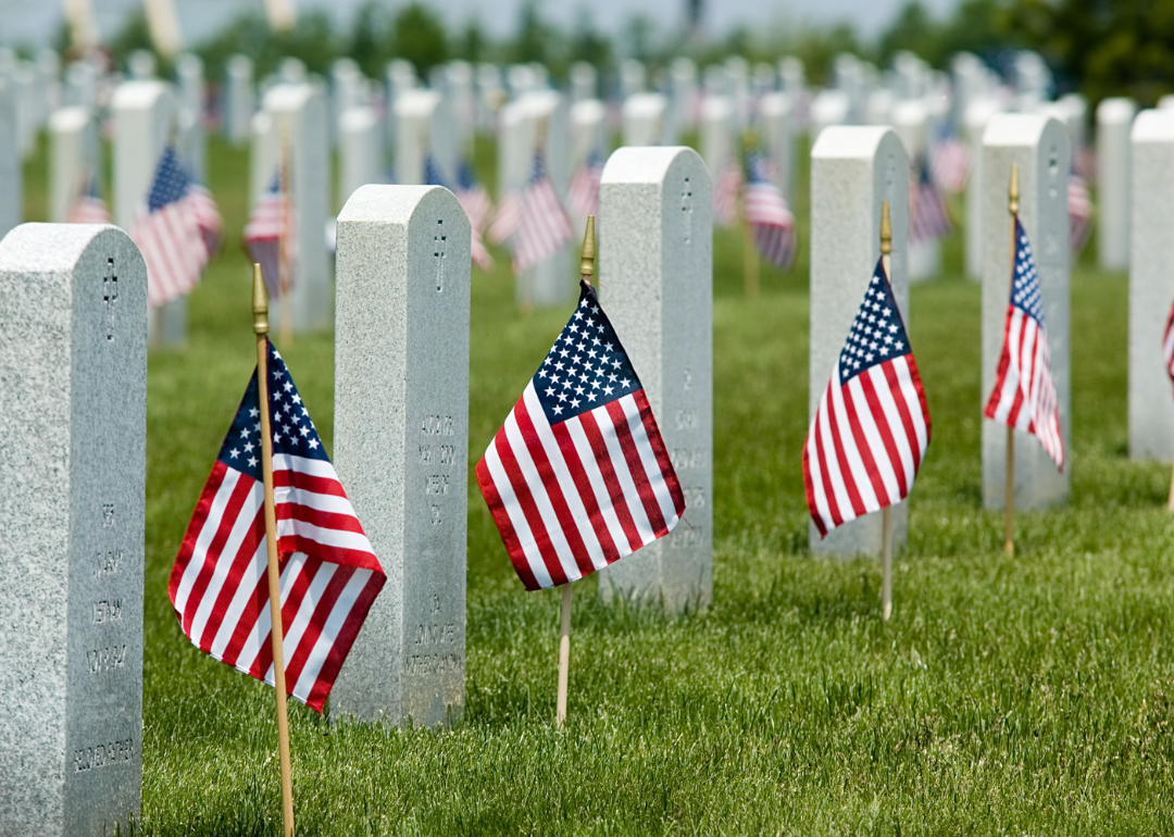 A cemetery where U.S. soldiers are buried.