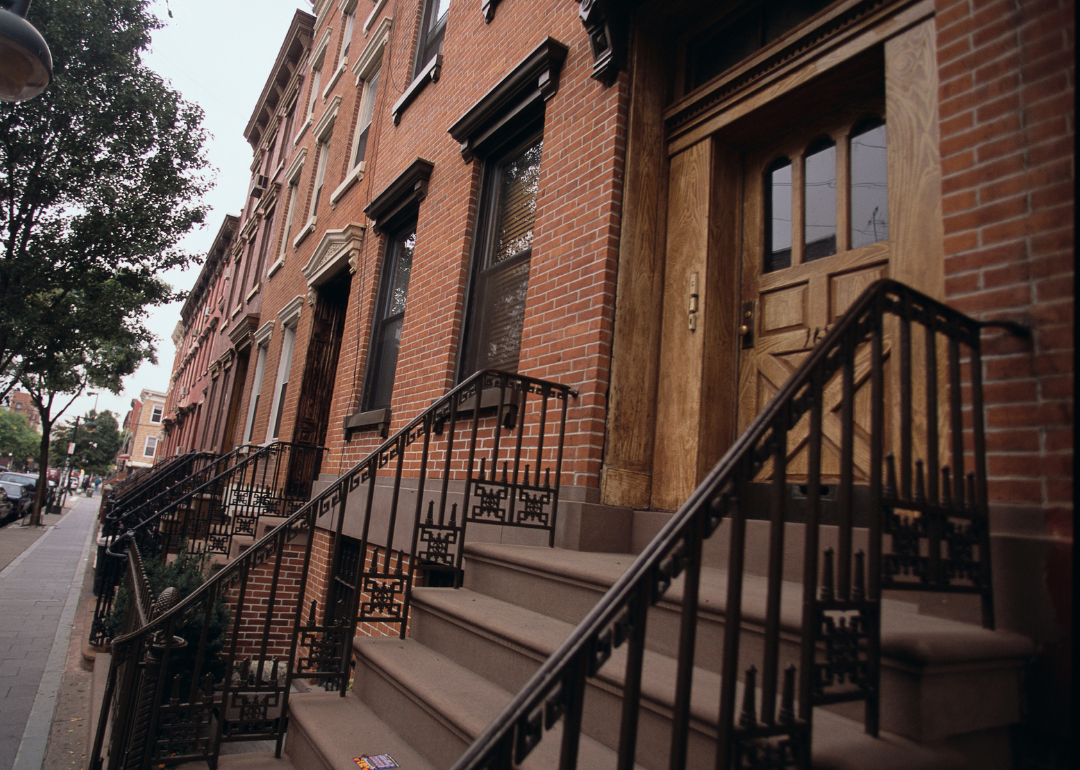Williamsburg, Brooklyn, New York City town homes in 2000.