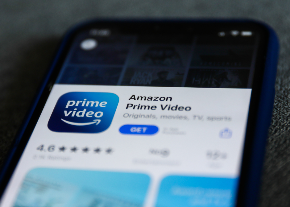The Amazon Prime Video app opened in the app store