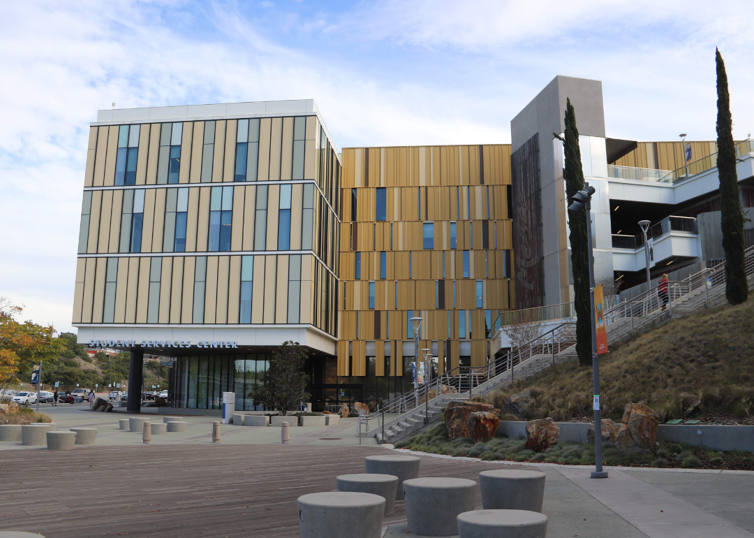 New buildings on the campus of San Diego Mesa Community College.