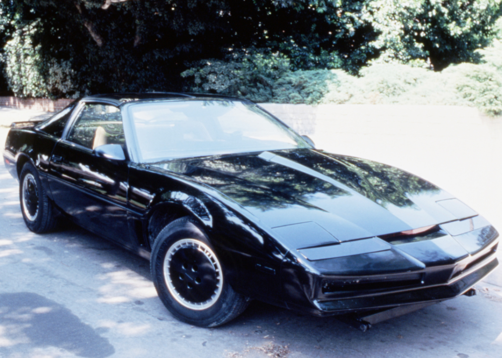 KITT, the artificially intelligent supercar featured in the American TV show 'Knight Rider'