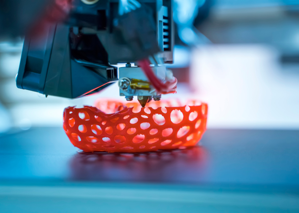 A 3D printing machine