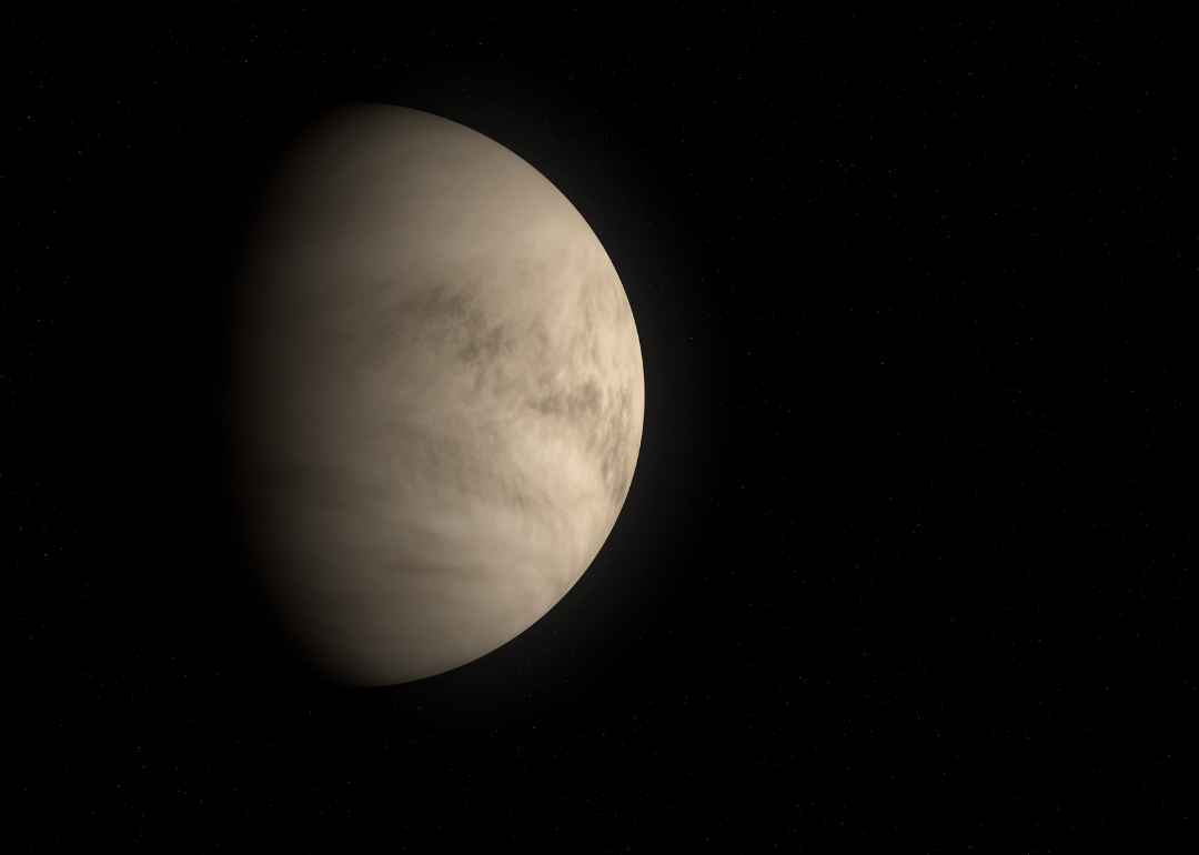 The planet Venus.