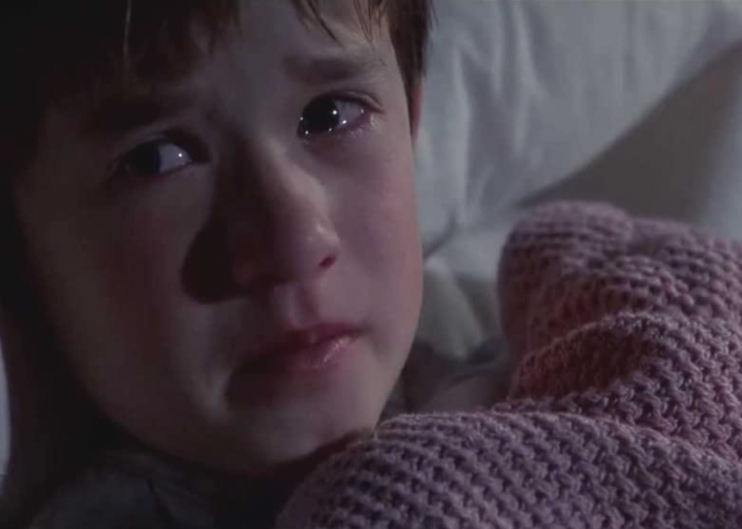Haley Joel Osment in "The Sixth Sense."