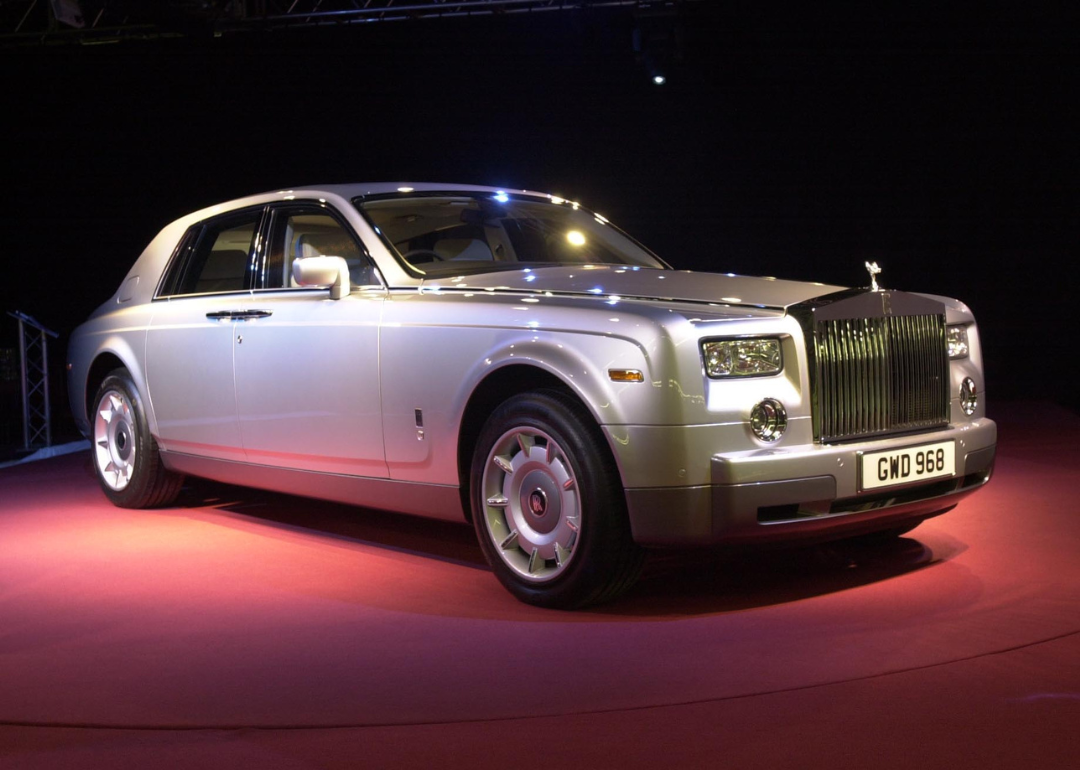 The Rolls-Royce Phantom unveiled at the company's manufacturing plant and head office at Goodwood in West Sussex, UK.