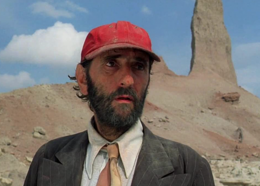 Harry Dean Stanton in 'Paris, Texas'.