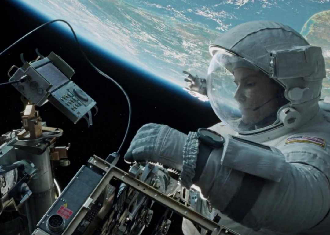 Sandra Bullock in "Gravity."