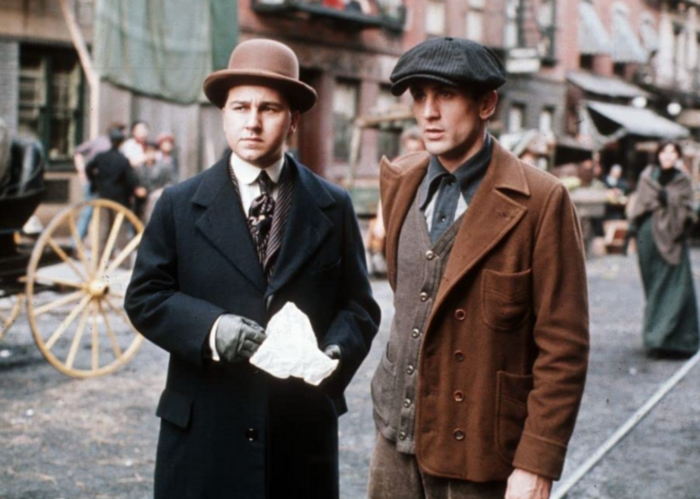 Robert De Niro and Bruno Kirby in The Godfather: Part II