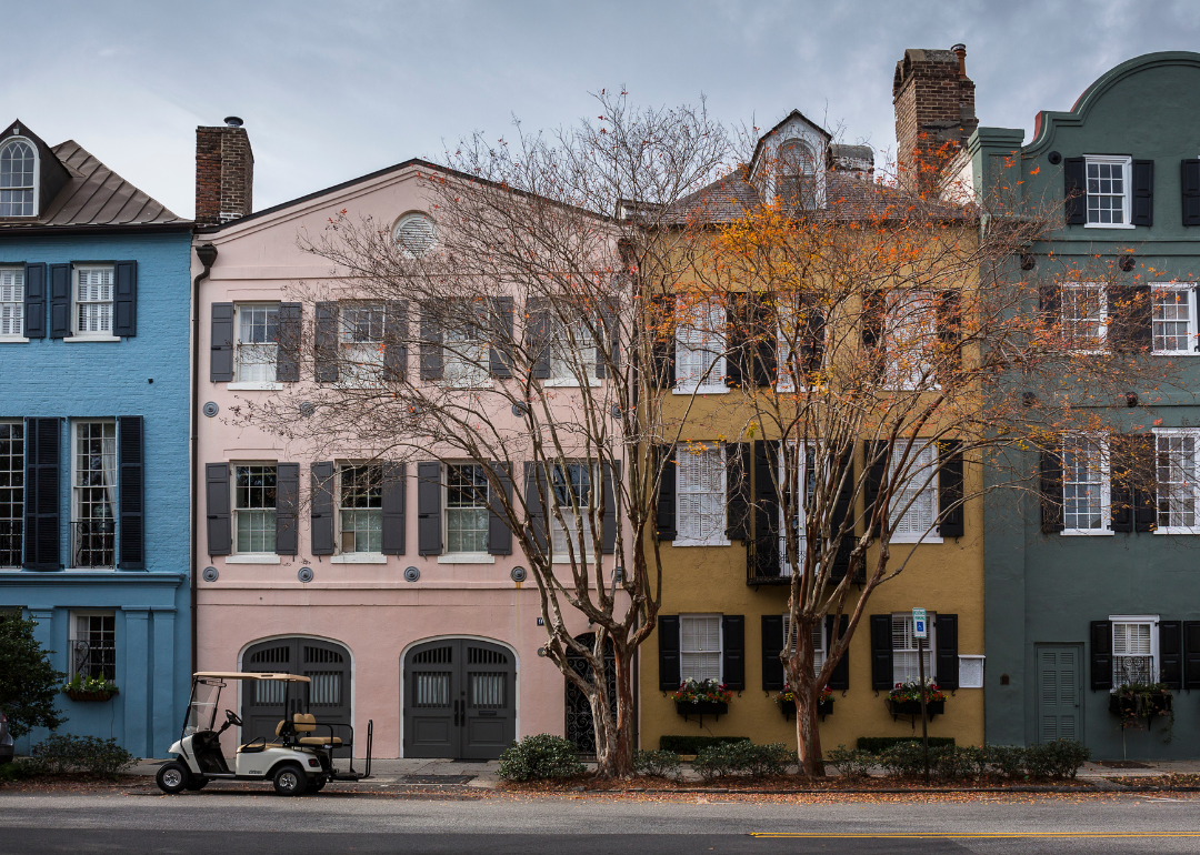 Historic Charleston homes in 2017.