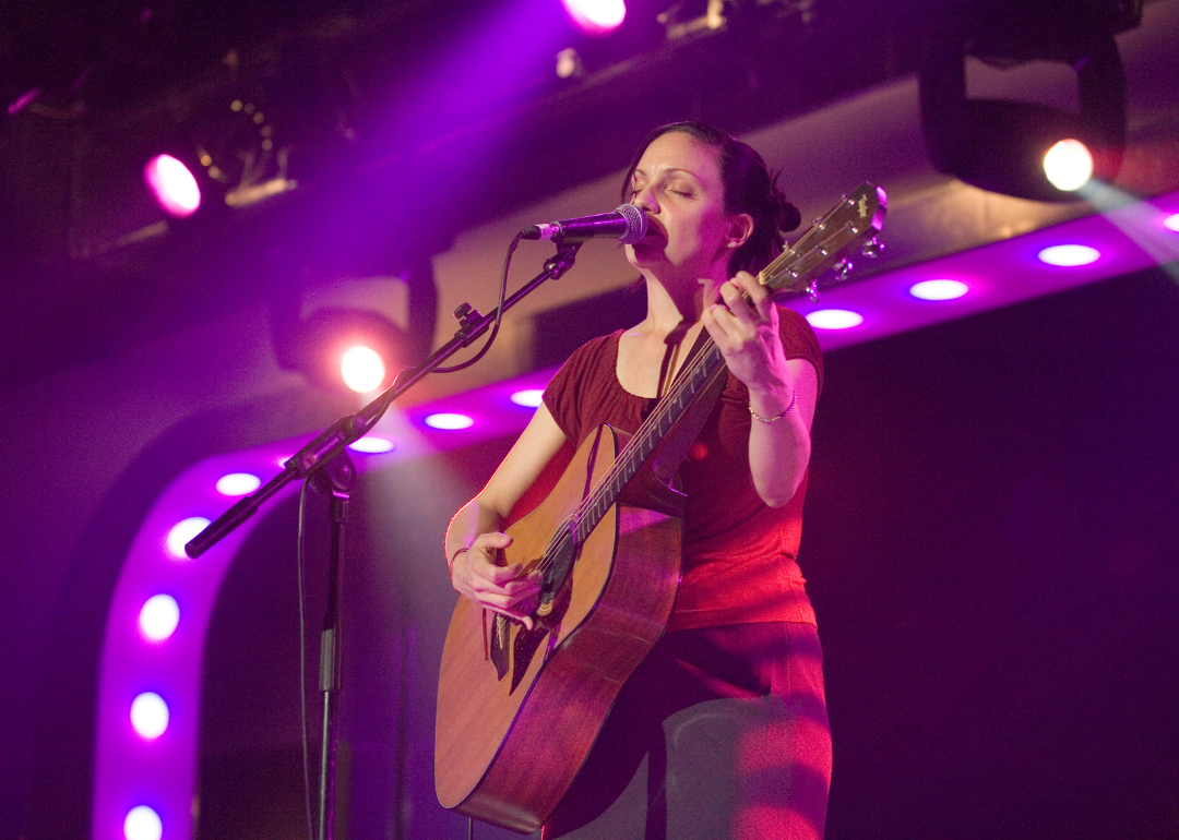 Nina Nastasia performing live at All Tomorrows Parties at Butlins Holiday Centre in Minehead.