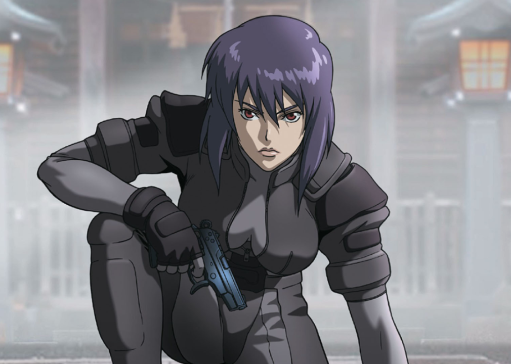 A still frame from Ghost in the Shell: Stand Alone Complex