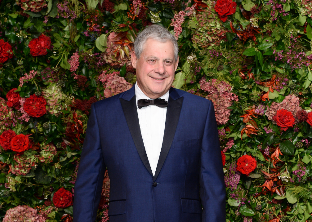 Cameron Mackintosh attending the Evening Standard Theatre Awards in 2018 at the Theatre Royal 