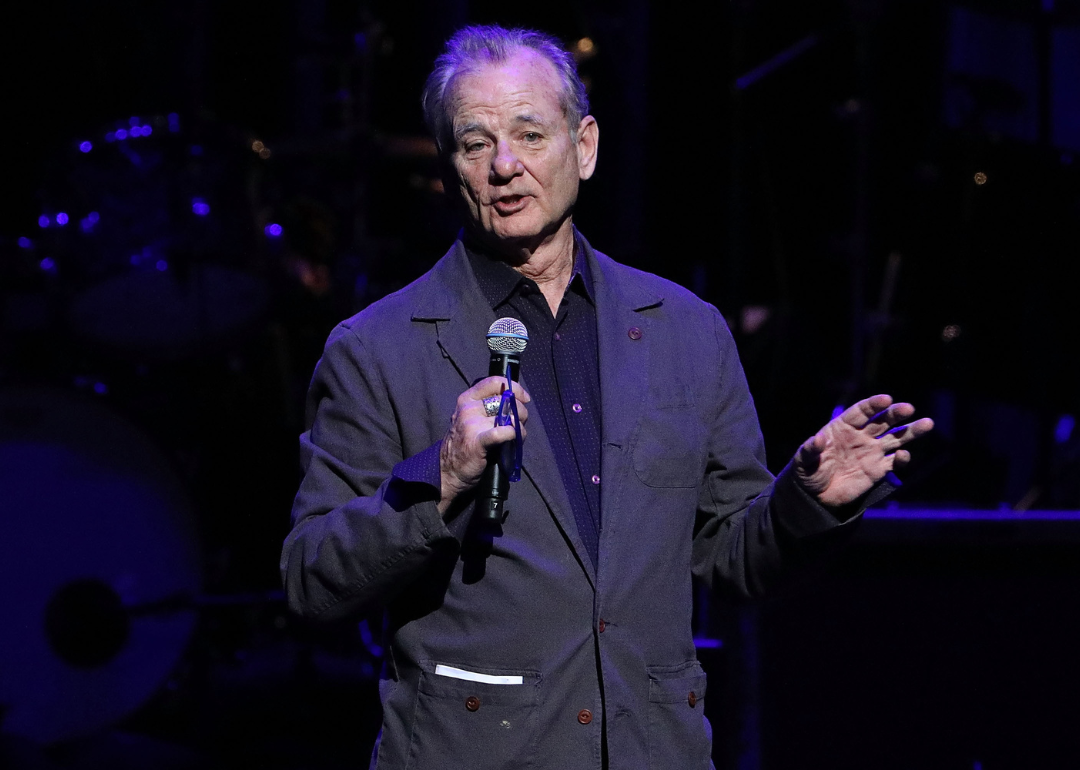 Bill Murray performing during "Love Rocks NYC! A Benefit for God