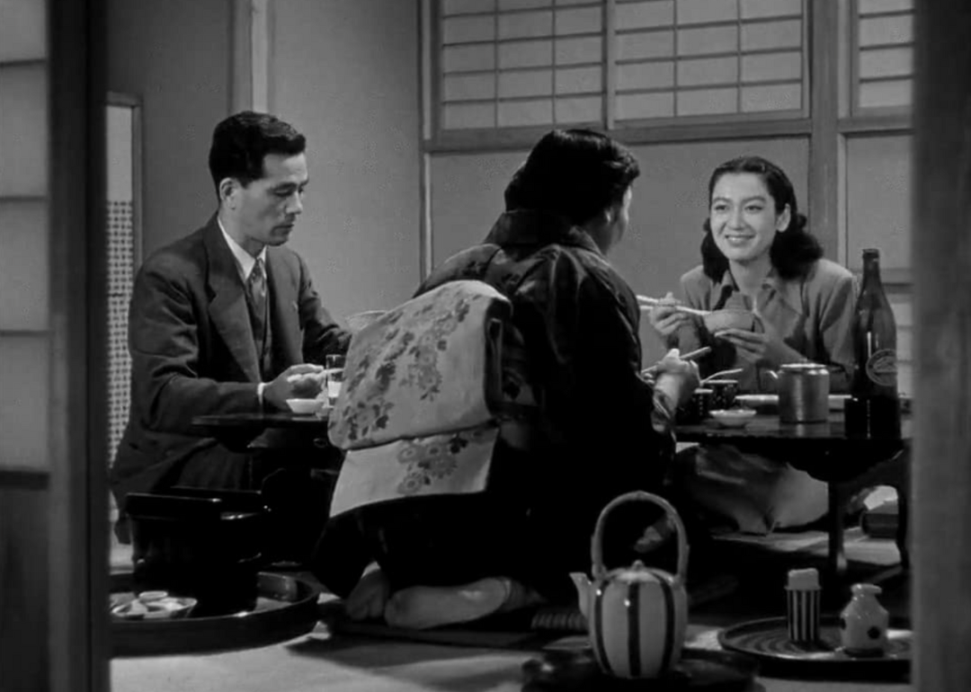 Setsuko Hara, Kuniko Miyake, and Chishû Ryû in 'Early Summer'.