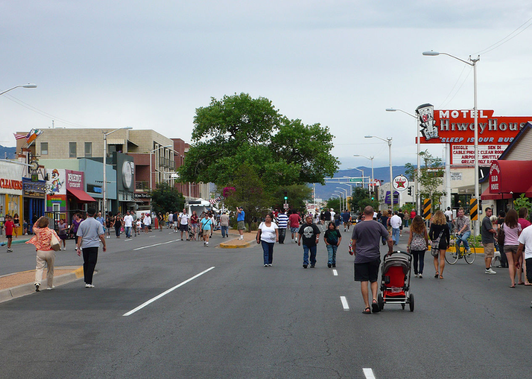 Street fair in Nob Hill, Albuquerque, New Mexico.