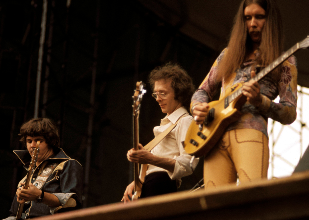 Steve Miller Band performing on stage.