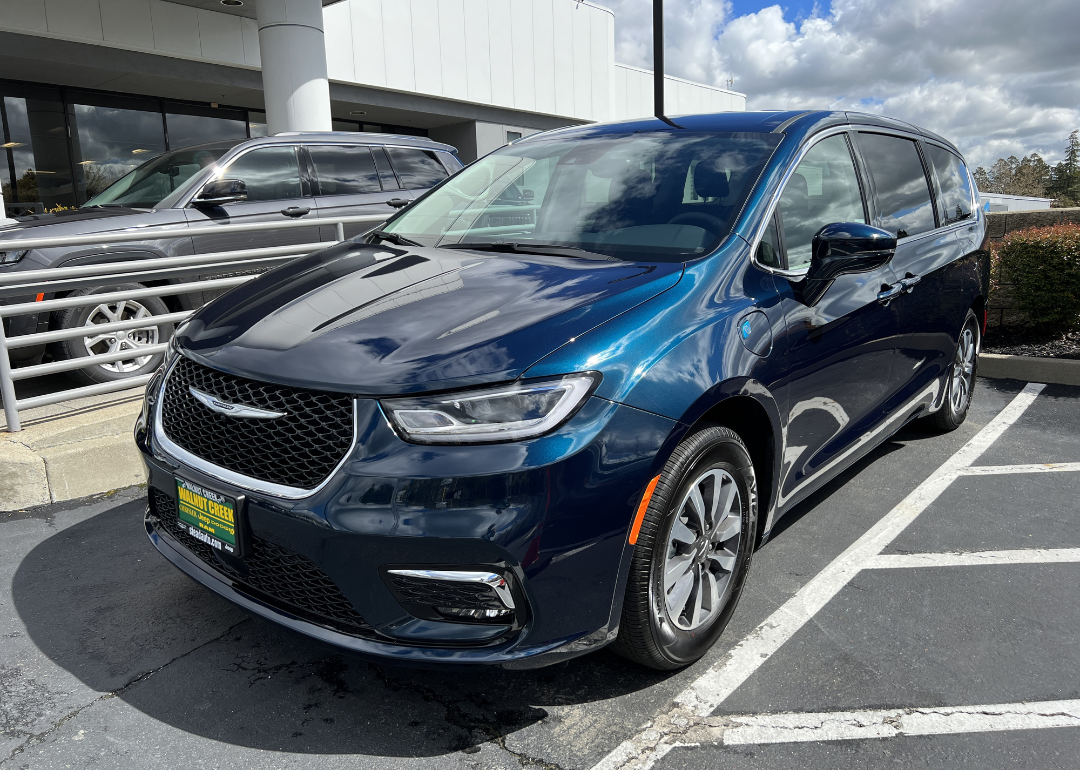 The Pacifica hybrid vehicle in Walnut Creek, California.