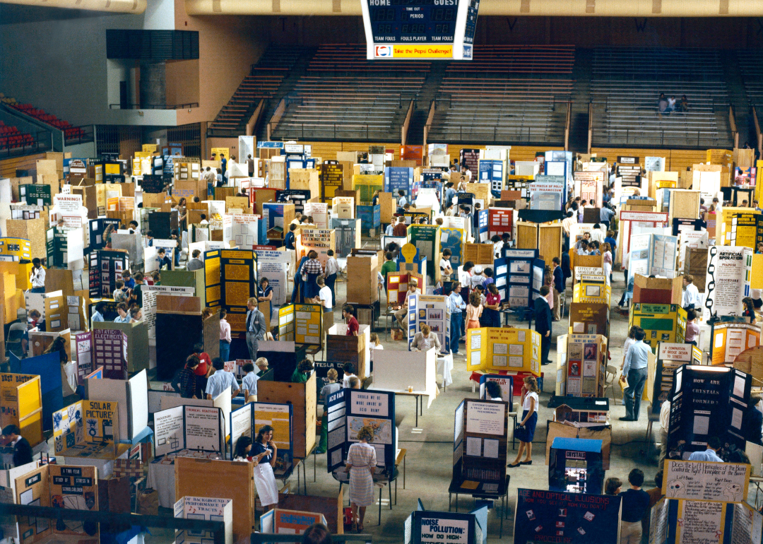 A science fair at Jackson State University in 1977.