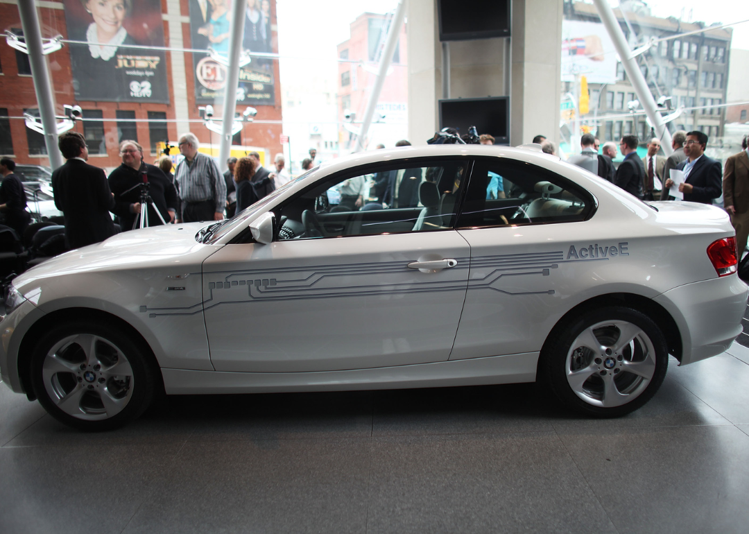 The BMW ActiveE as viewed on April 18, 2011, in New York City. 