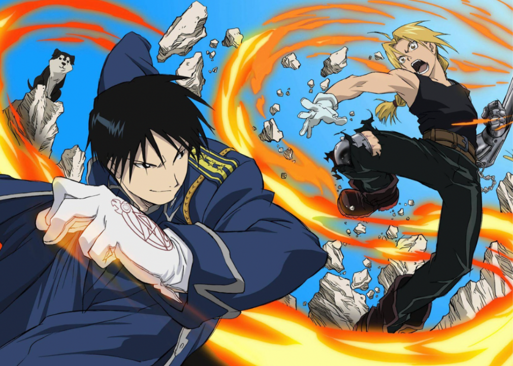 A still frame from Fullmetal Alchemist