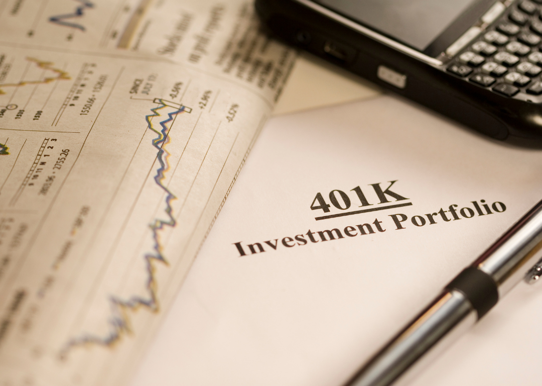 The investment portfolio for a person