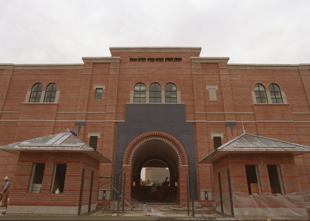 Rice University's Reckling Park baseball stadium in January 2000.