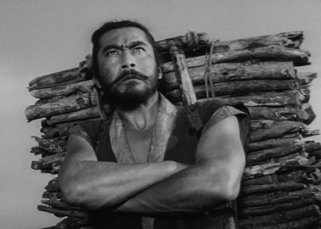 Toshirô Mifune in The Hidden Fortress.