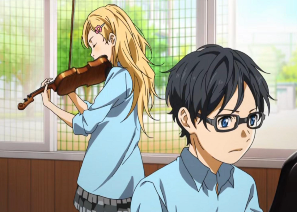 Natsuki Hanae and Risa Taneda in Your Lie in April