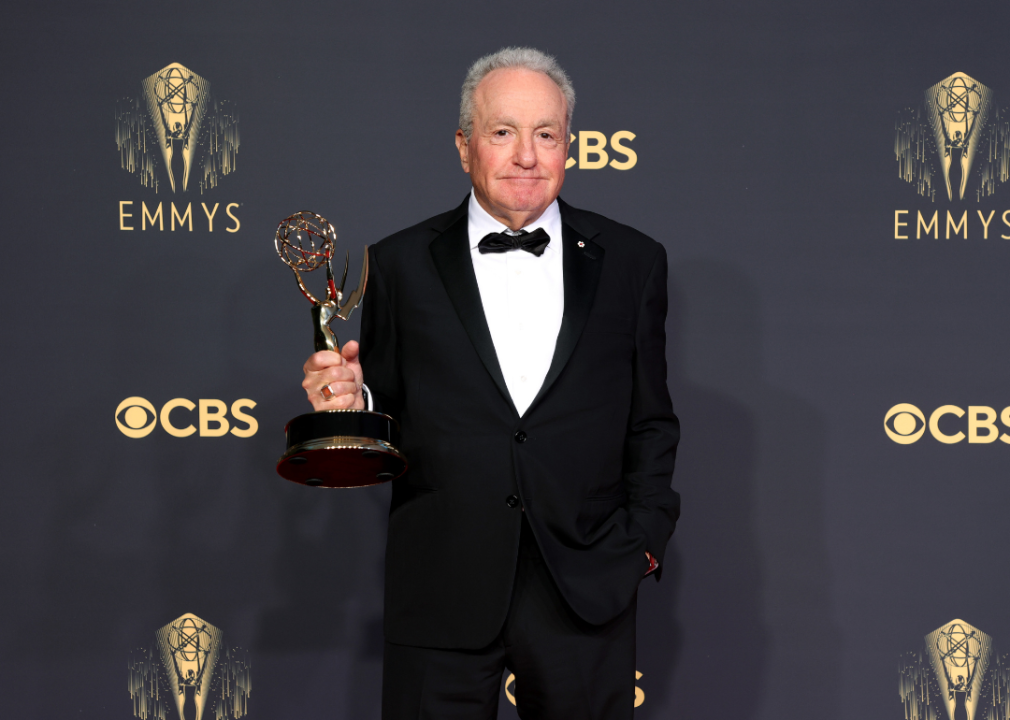 Lorne Michaels, winner of Outstanding Variety Sketch Series for "Saturday Night Live", posing in the press room during the 73rd Primetime Emmy Awards