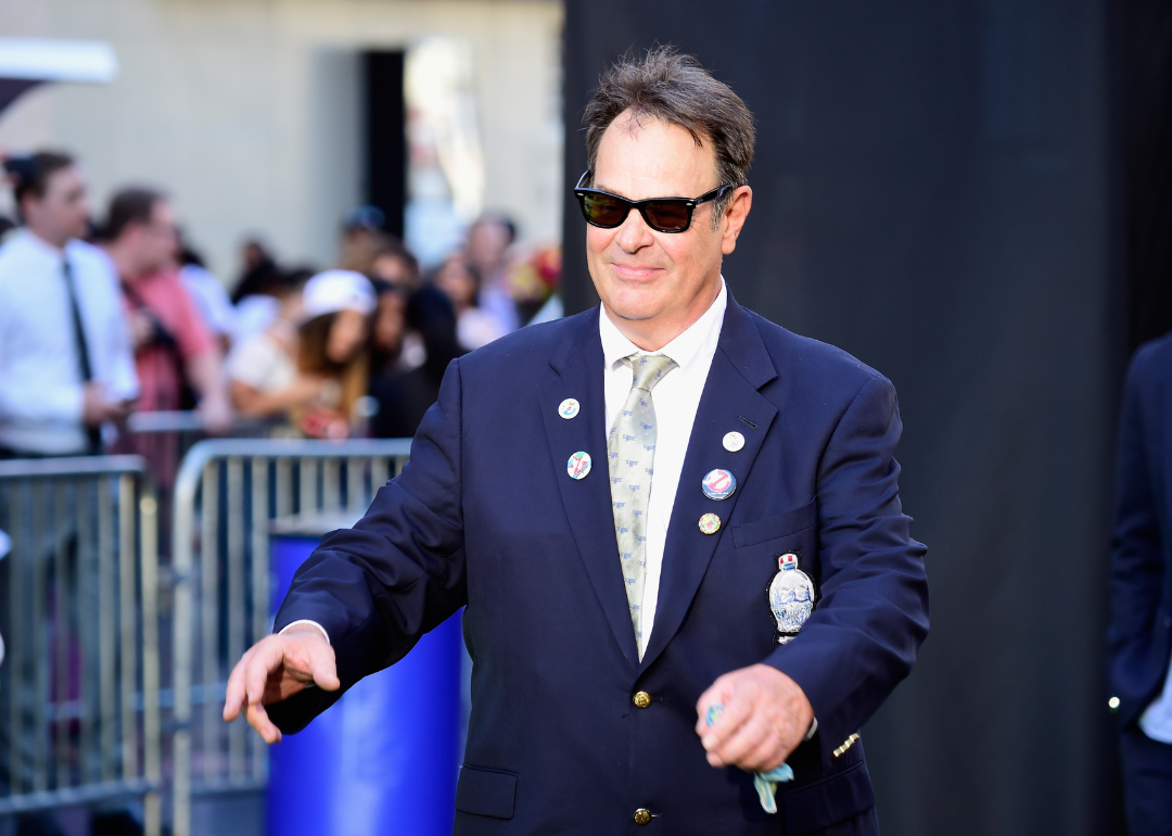 Dan Aykroyd arriving at the Premiere of Sony Pictures