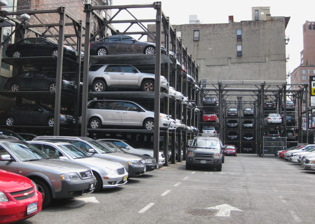 A NYC car park in 2009.