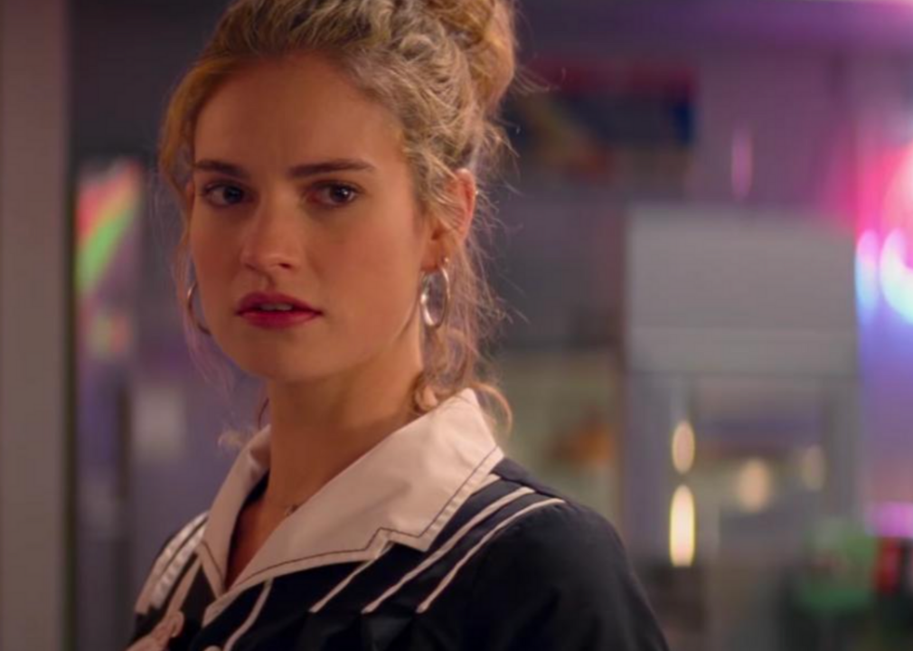 Lily James in Baby Driver