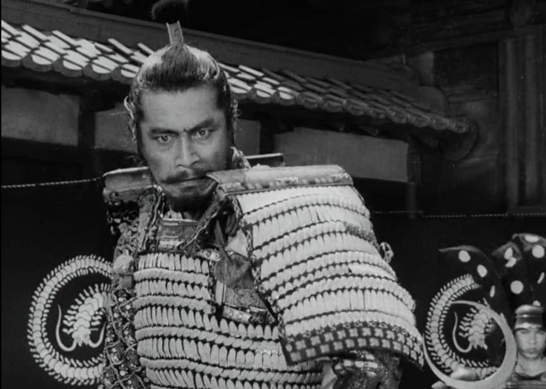 Toshirô Mifune in Throne of Blood.