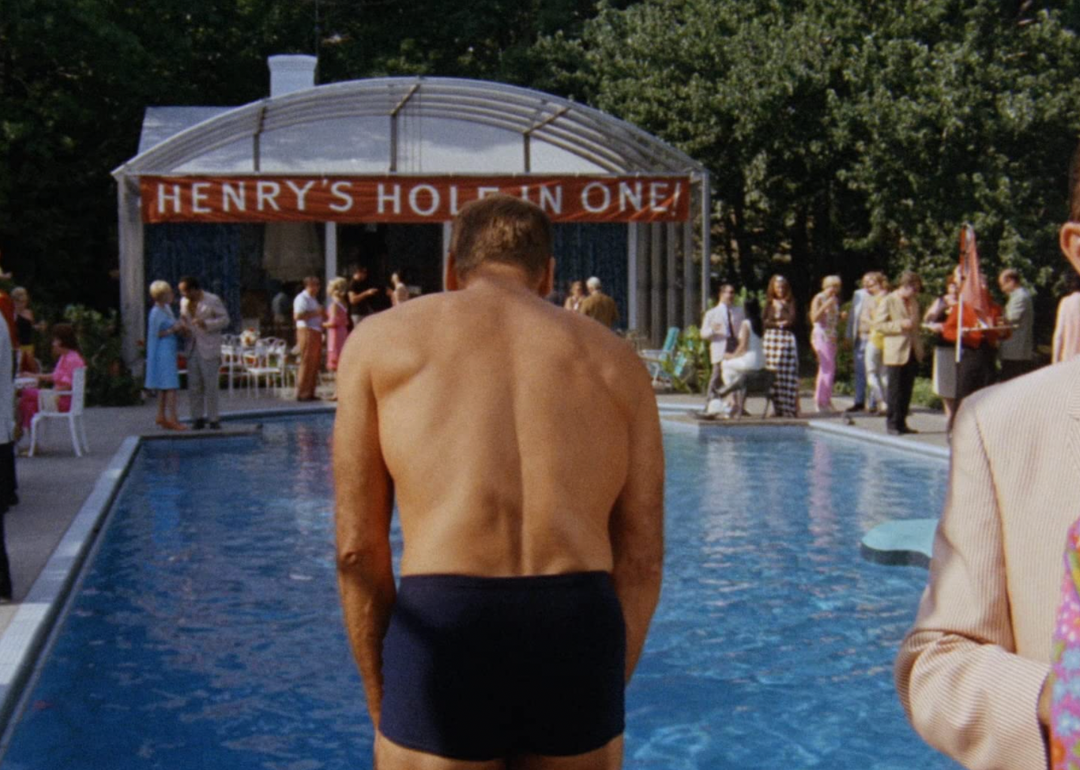 Burt Lancaster in 'The Swimmer'.