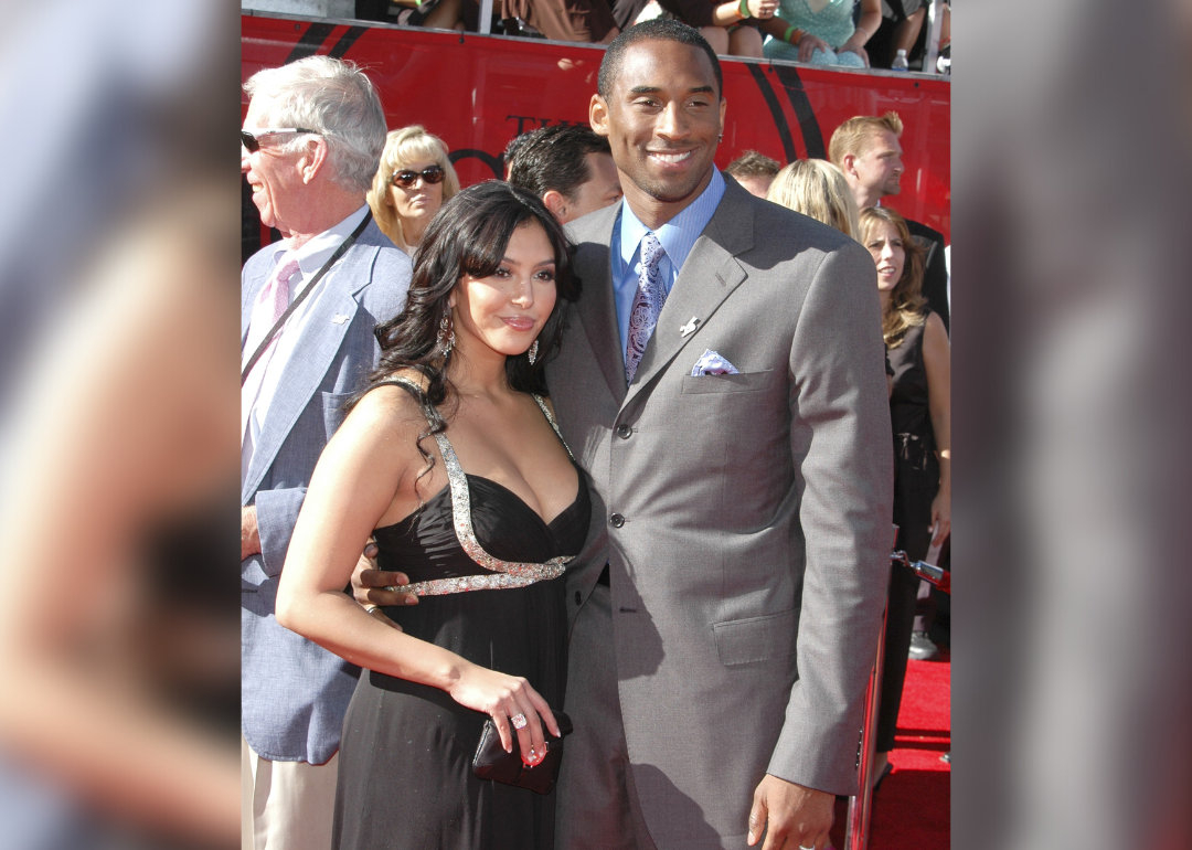 Vanessa and Kobe Bryant at a red carpet event