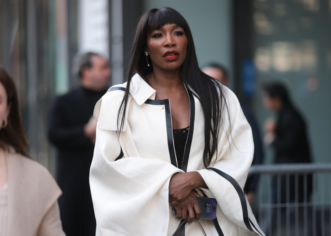 Venus Williams attends a Paris Fashion Week event.